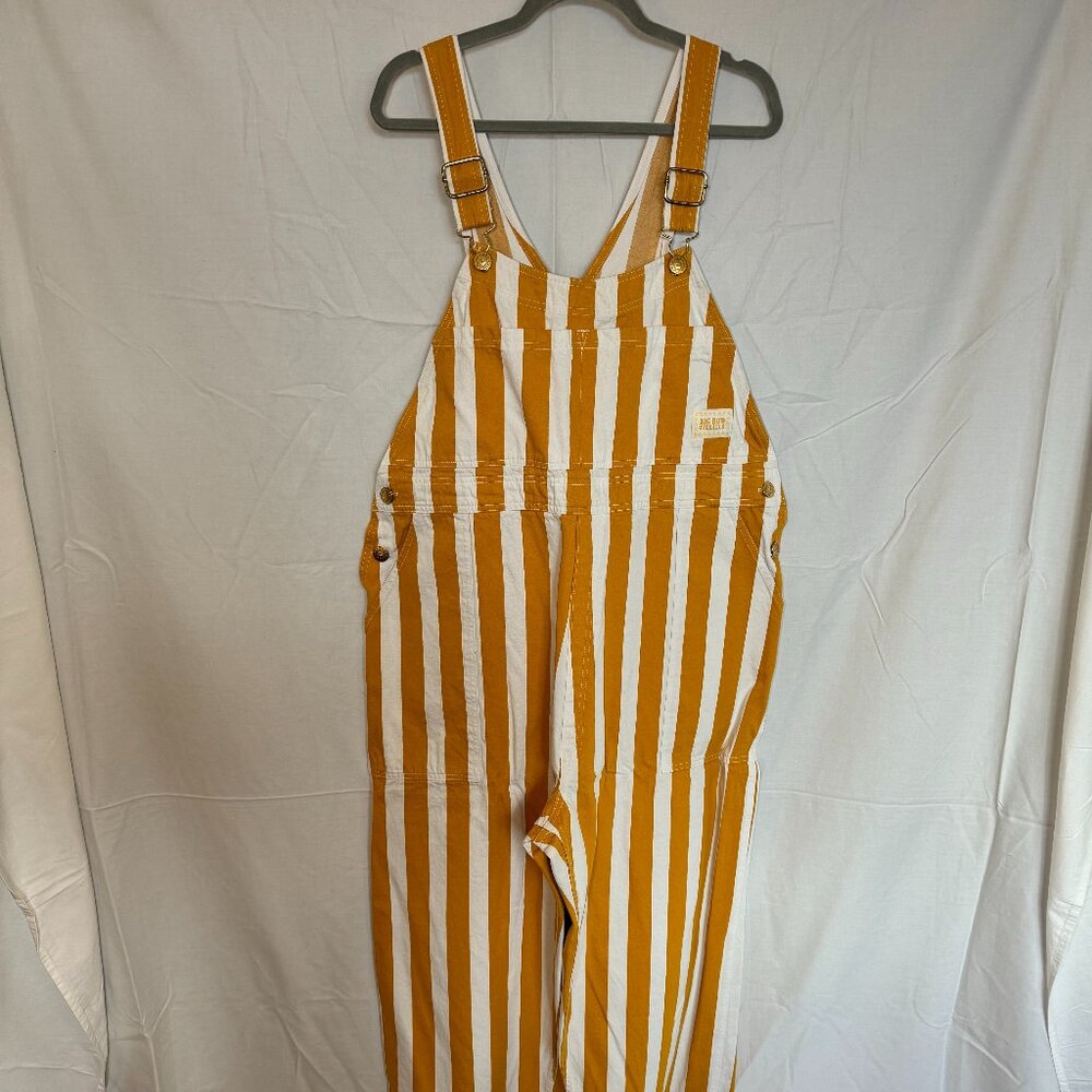 Big Bud Press Original Overalls in Yellow Stripe Size XXL